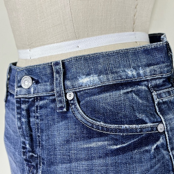 NEW 7 for All Mankind Denim Mini Skirt  SZ-26 - Picture 7 of 12